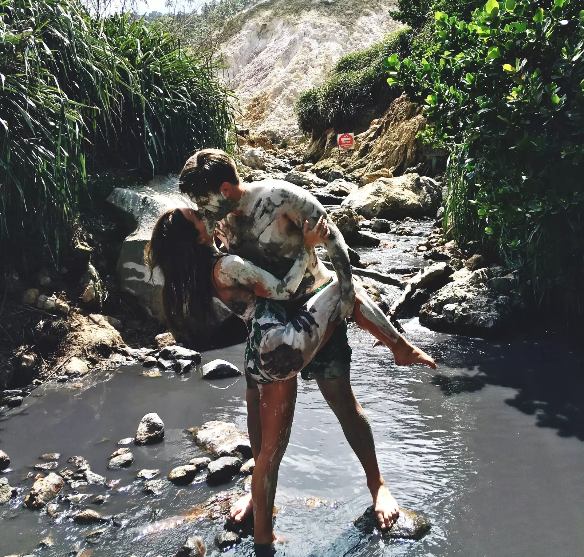 Enjoy Mud bath at Drive in Volcan